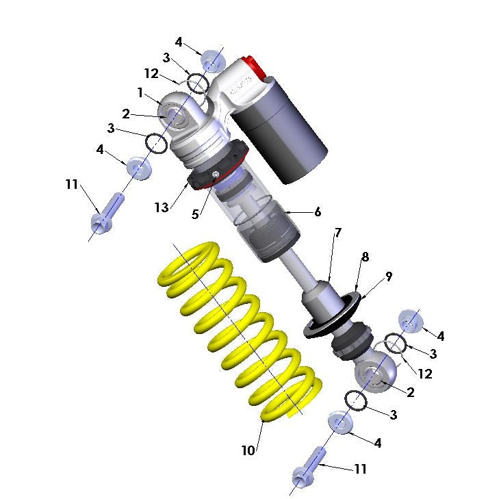 PRELOAD ADJUSTER - CARD SHOCK — diagram reference