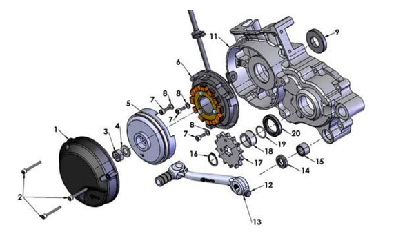 2021 Cobra CX65 - EXTERNAL PARTS LEFT SIDE