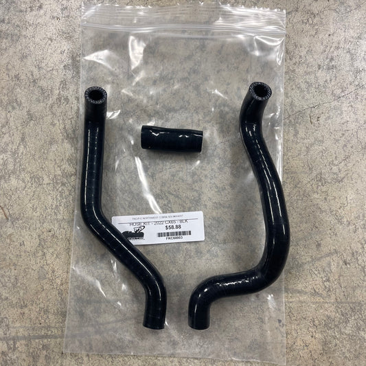 RADIATOR HOSE KIT - CX65 2022 & NEWER BLACK SILICON