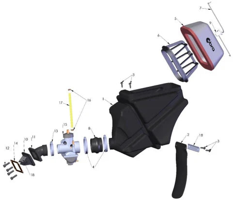 2021 Cobra CX65 - AIRBOX & INLET SYSTEM