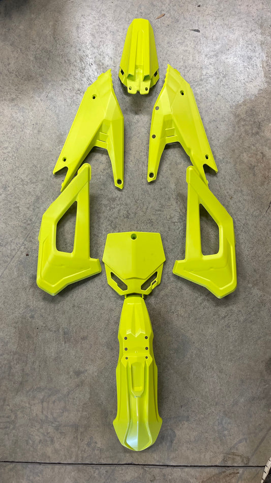 BODYWORK KIT - 2021 to 2024 - SRX fits All CX50 KING FWE CX5E - MEGA FLO YELLOW