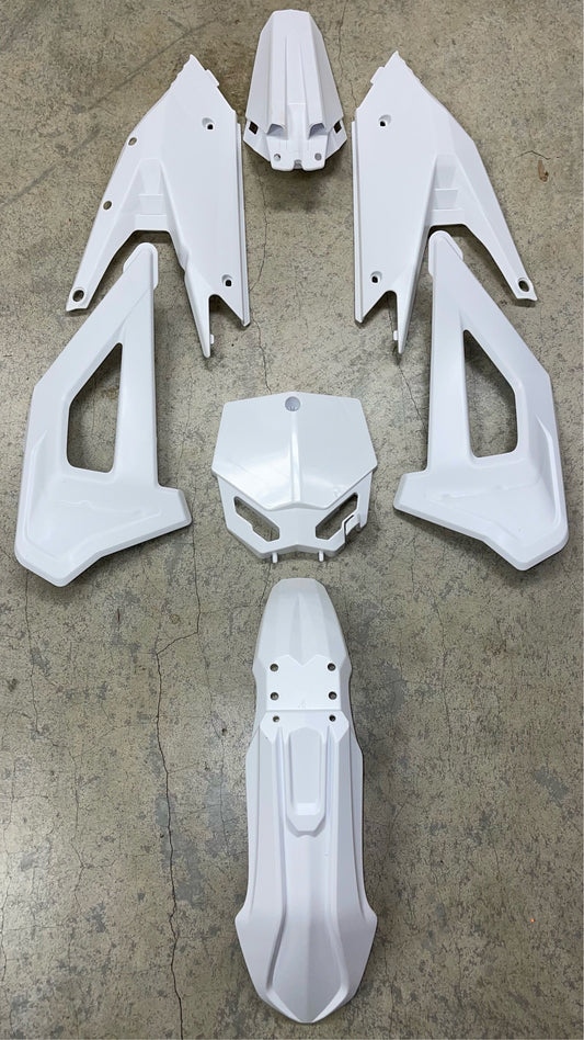 2025 and newer BODYWORK KIT - COBRA JR P3 CX3E- ALL WHITE CX50 Junior plastics