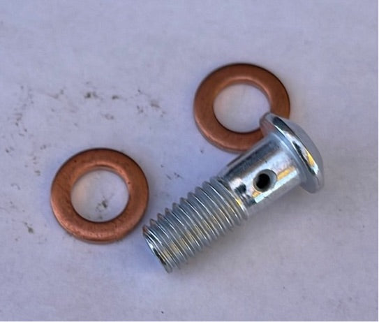 KIT - BANJO BOLT AND WASHERS - CARD 2 PISTON