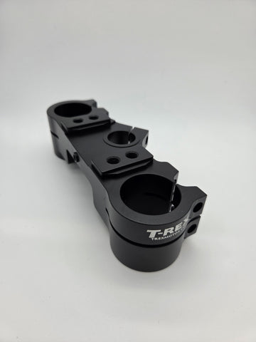 Cobra 50cc T-Rex Triple Clamp w/adjustable T-Rex Bar Mounts Black