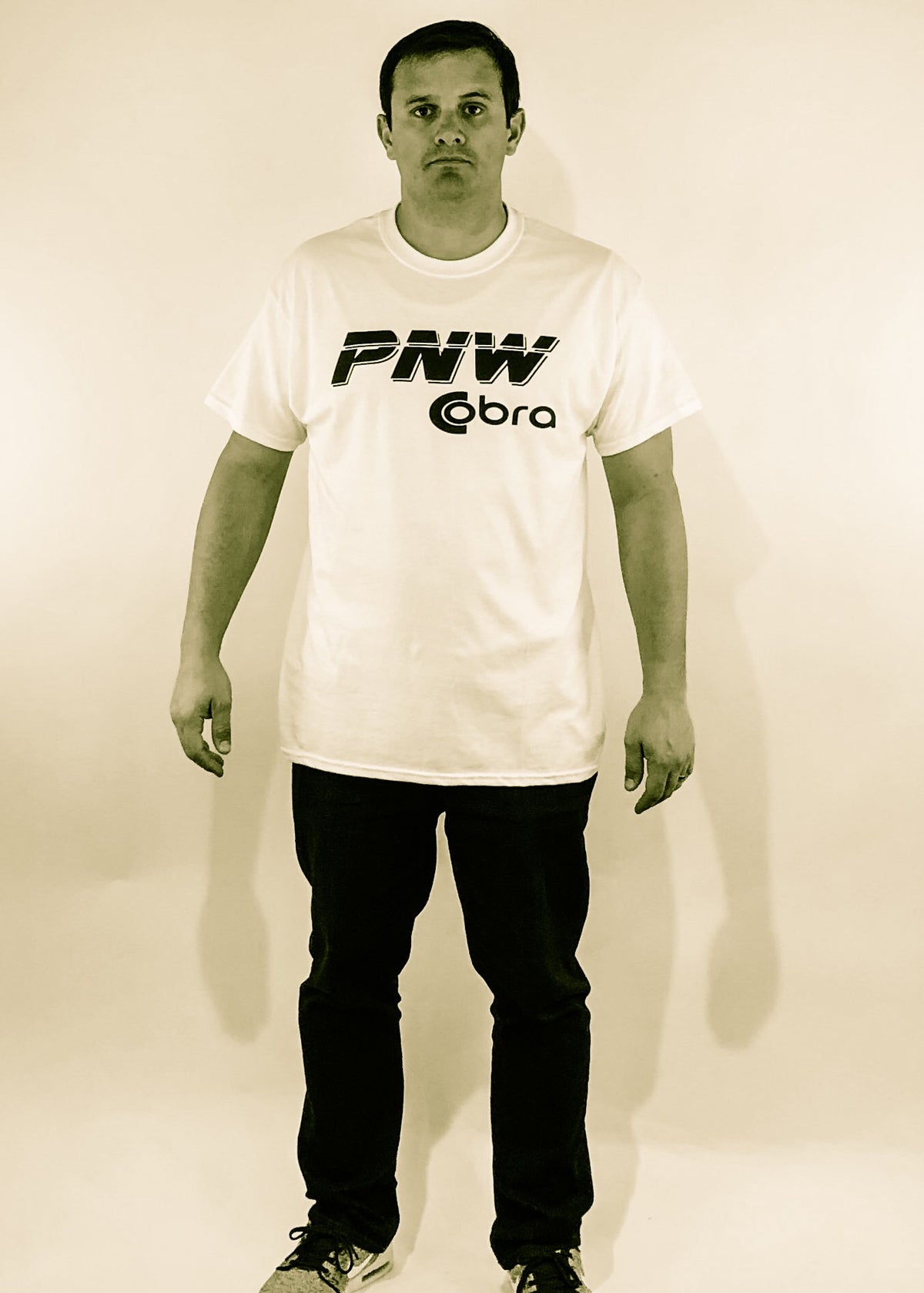 Pacific Northwest Cobra Logo Black and White Tee