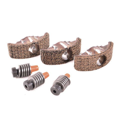 CLUTCH SHOES SET OF 3 W/ WASHER STACKS 06 & NEWER 50CC Eng.