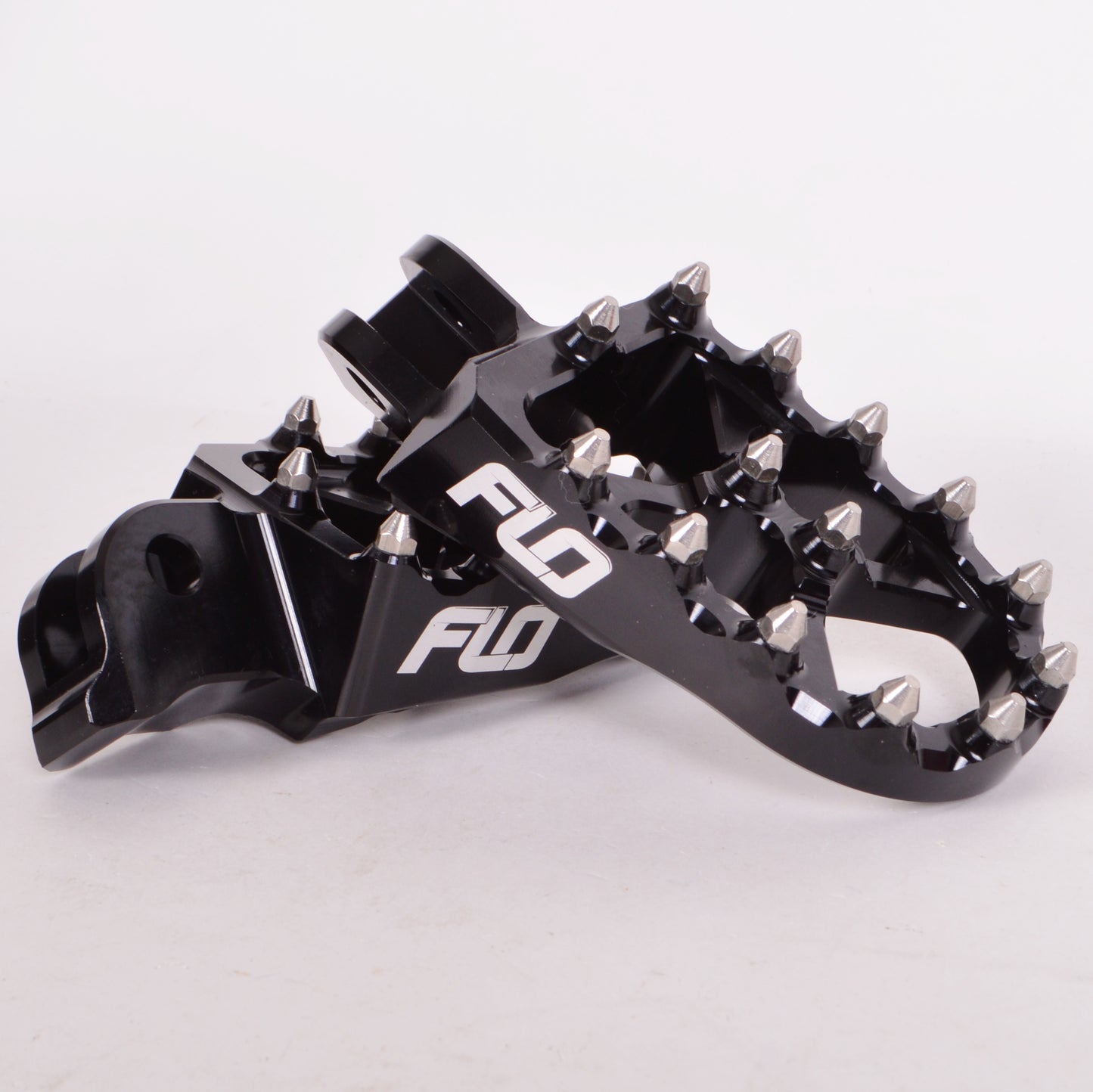 FLO MOTOSPORTS MX PRO SERIES FOOT PEGS - BLACK - FITS ALL CX50 AND CX65