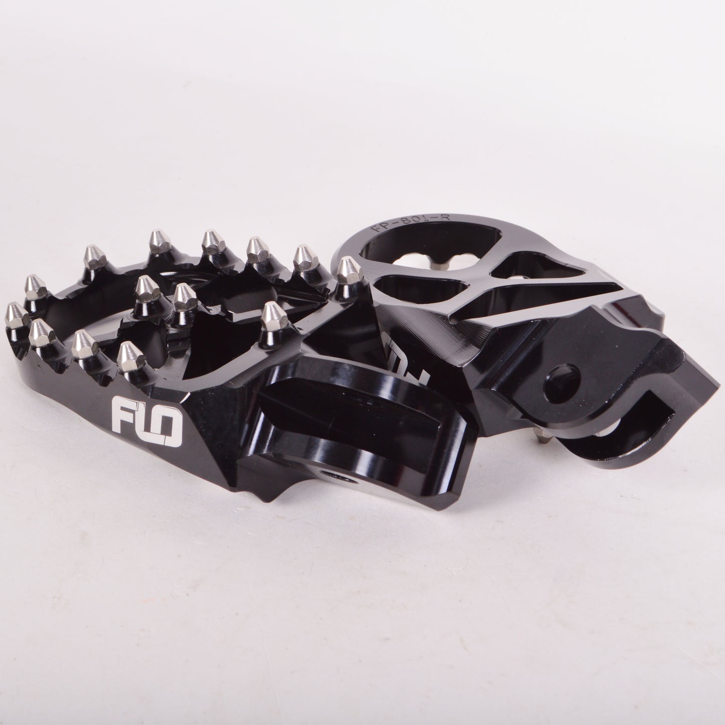 FLO MOTOSPORTS MX PRO SERIES FOOT PEGS - BLACK - FITS ALL CX50 AND CX65