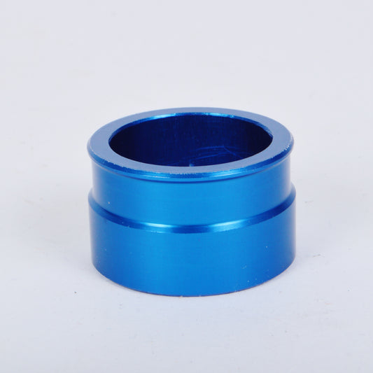 SPACER - FRONT HUB HOLLOW AXLE BLUE