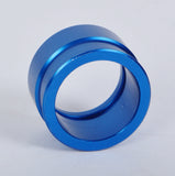 SPACER - FRONT HUB HOLLOW AXLE BLUE