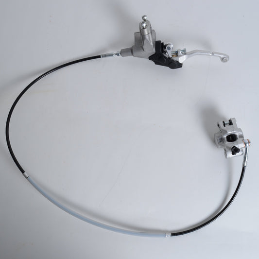 COMPLETE FRONT BRAKE ASSEMBLY- 50CC - CARD 2 PISTON