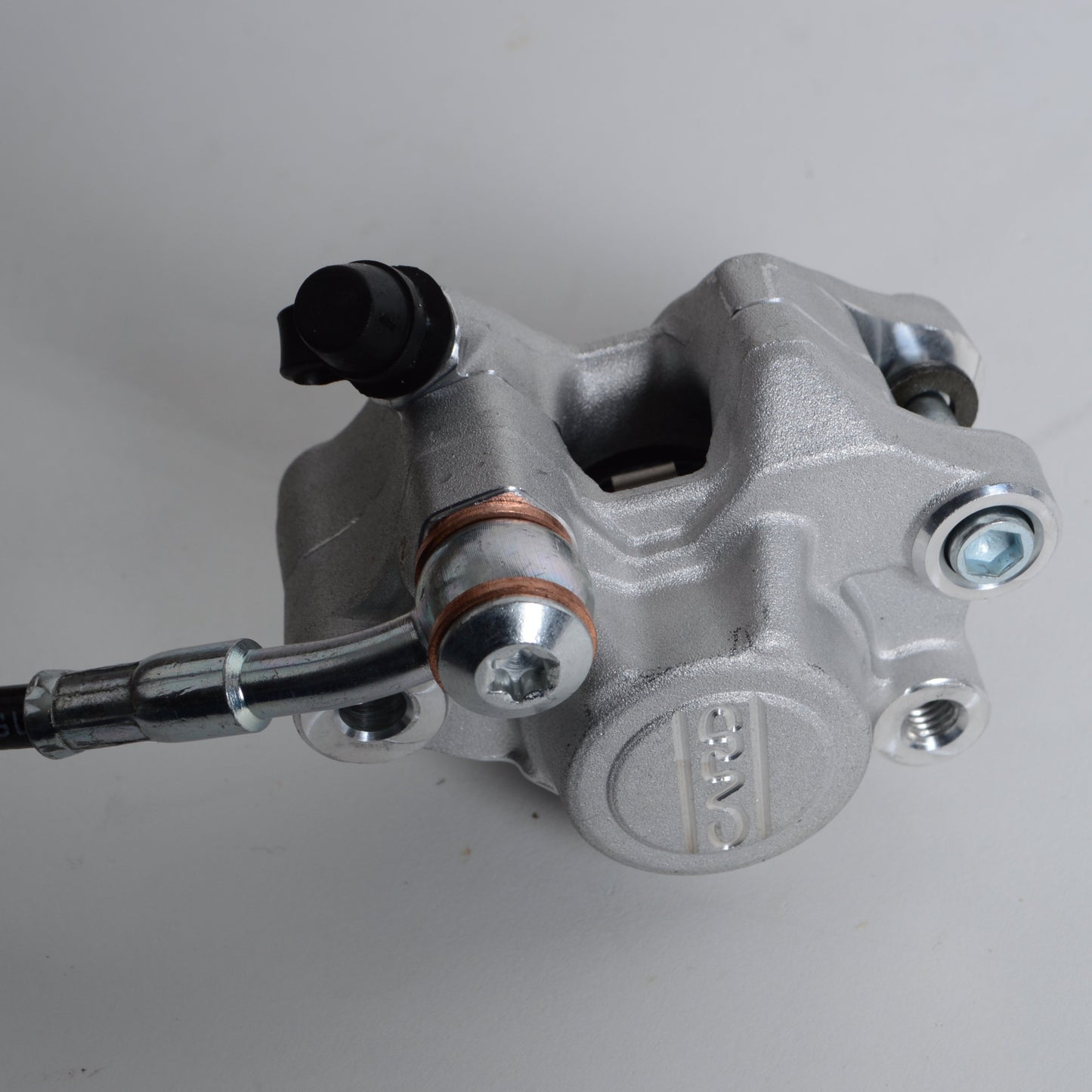 COMPLETE FRONT BRAKE ASSEMBLY- 50CC - CARD 2 PISTON