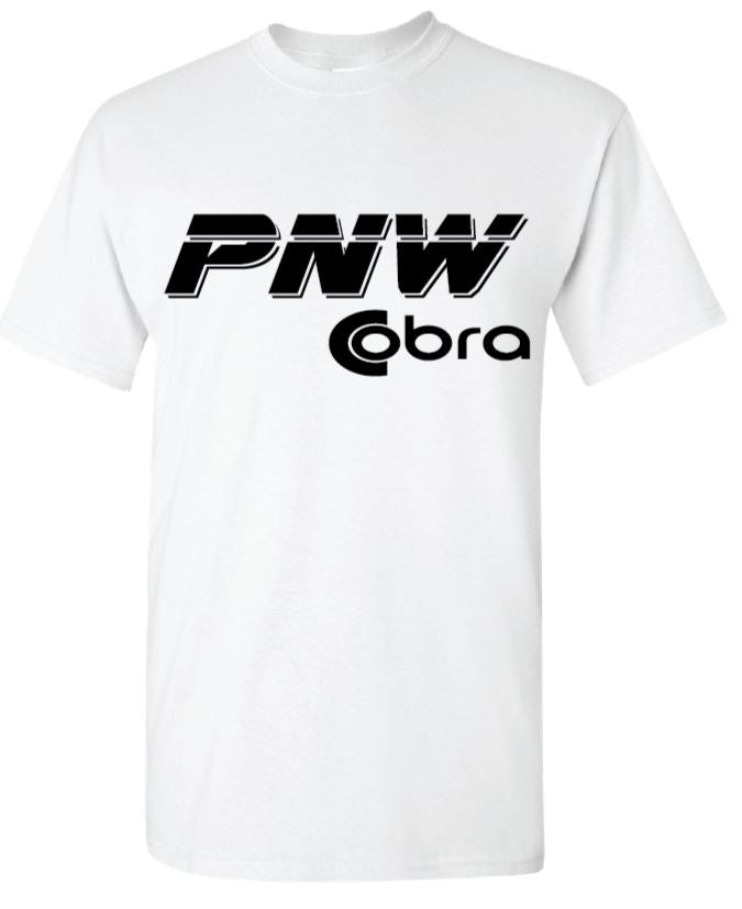 Pacific Northwest Cobra Logo Black and White Tee