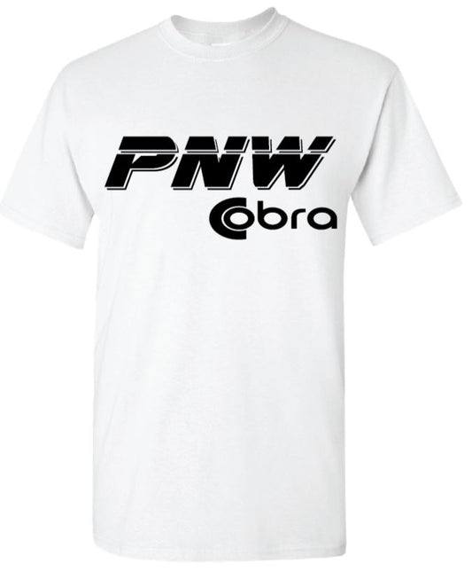 Pacific Northwest Cobra Logo Black and White Tee