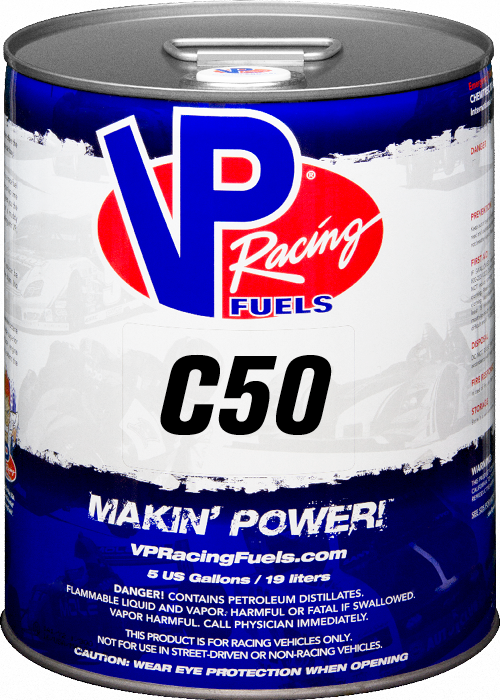 VP RACING FUEL C50 5 gallon pale