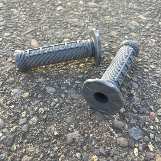 COBRA MOTO MICRO GRIPS- 1/3 WAFFLE MX COBRA GRIPS - FWE GREY