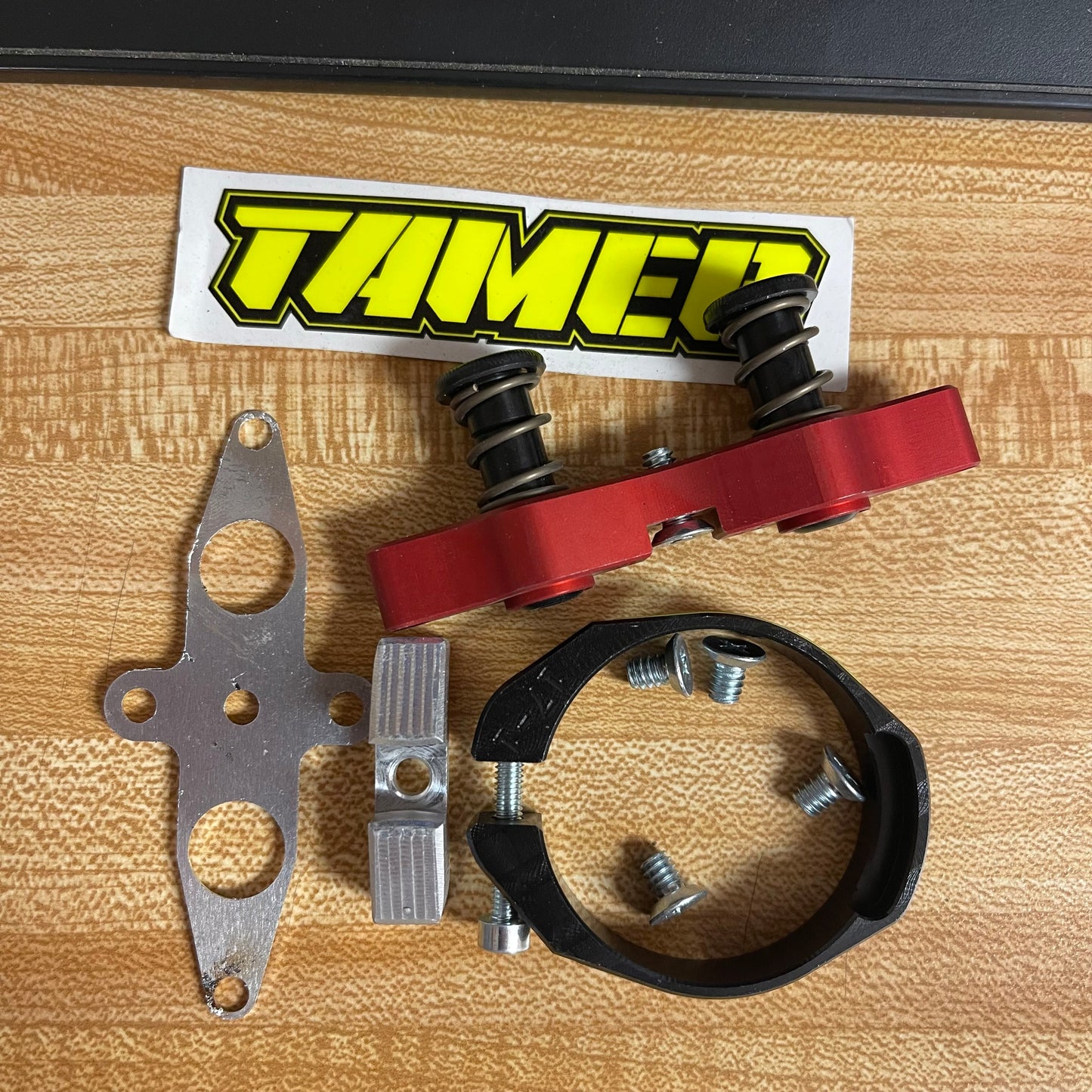 TAMER FRONT HOLESHOT HOOKUP DOUBLE BUTTON STARTING DEVICE - RED - ALL Cobras