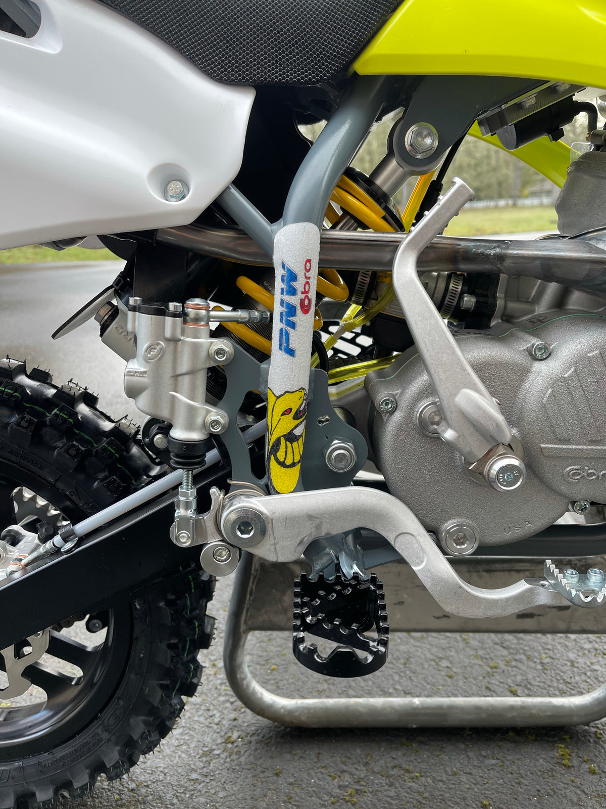 PNWCobra Logo CX50 JR P3 Junior cobra Frame Grip tape WHITE