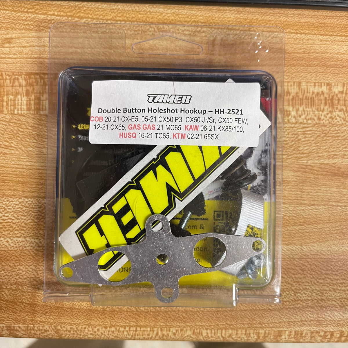 COMPLETE KIT - RING AND TAMER FRONT HOLESHOT HOOKUP DOUBLE BUTTON STARTING DEVICE - BLACK - ALL Cobras