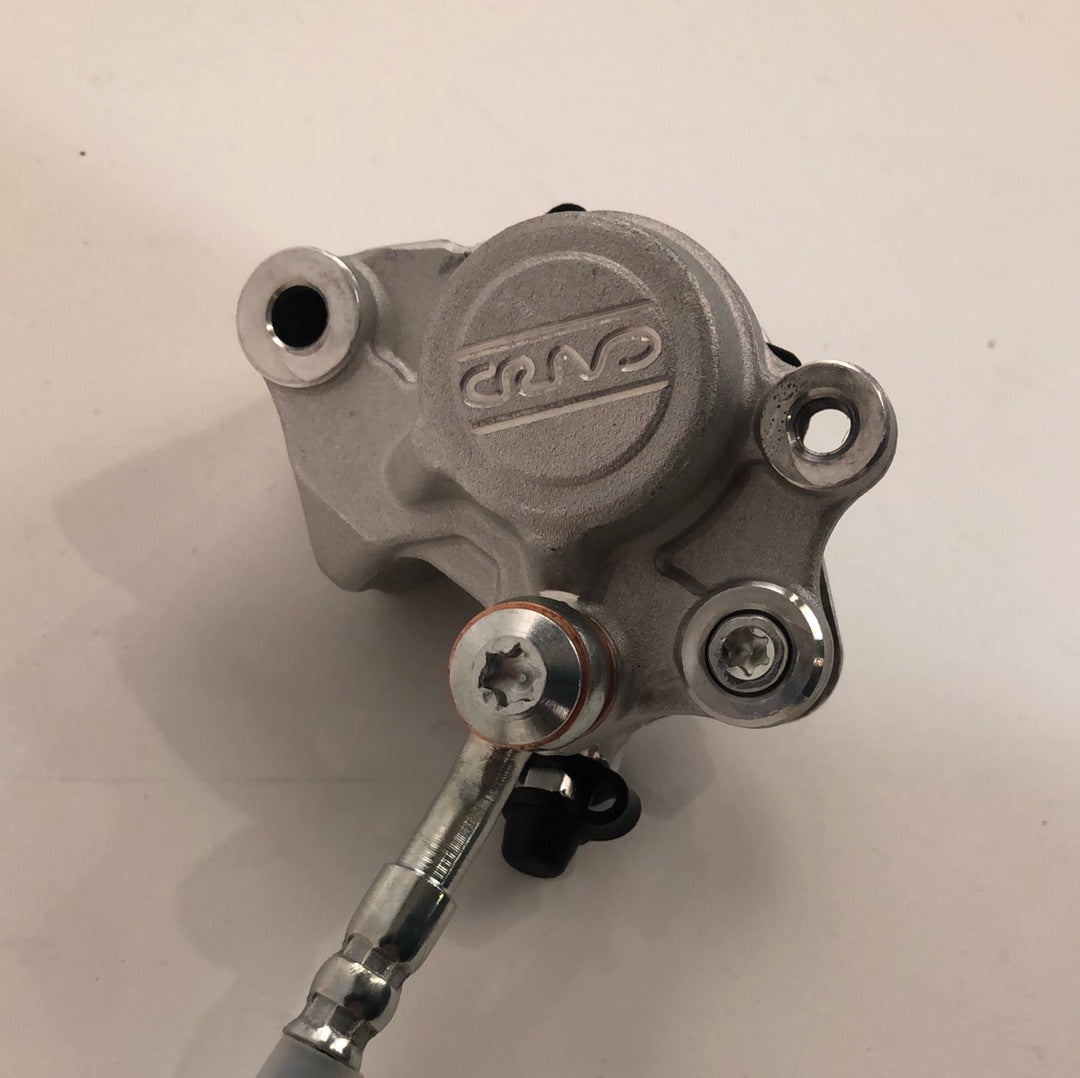 COMPLETE BRAKE ASSEMBLY - 50CC REAR - CARD 2 PISTON