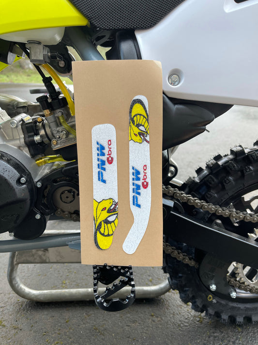 PNWCobra Logo CX50 JR P3 Junior cobra Frame Grip tape WHITE