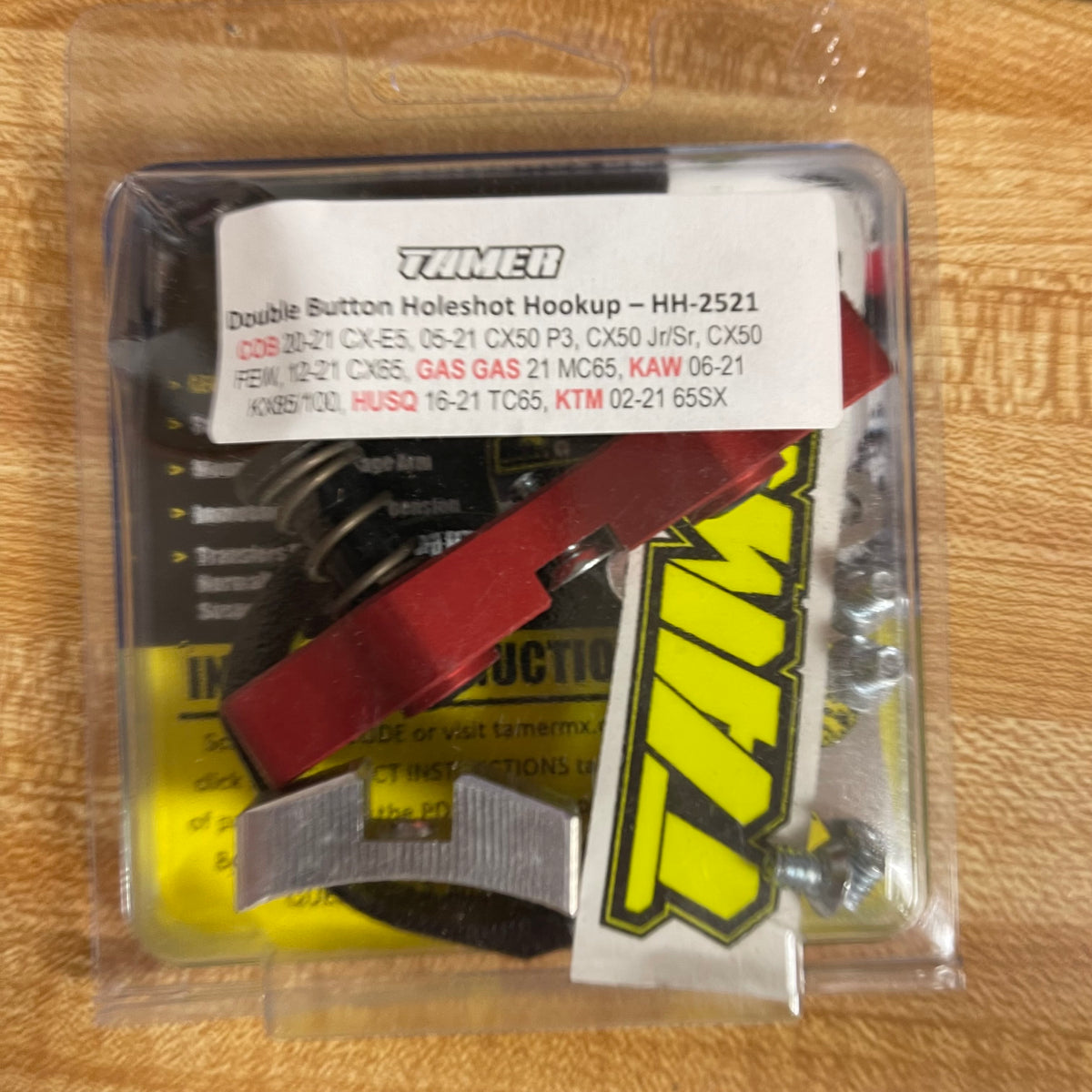 TAMER FRONT HOLESHOT HOOKUP DOUBLE BUTTON STARTING DEVICE - RED - ALL Cobras